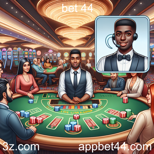 A Experiência do Cassino ao Vivo no Bet 44